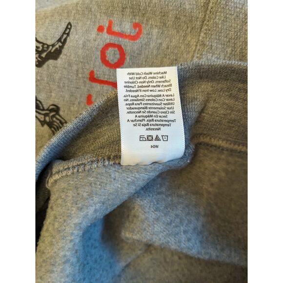 Athletic Works Jolly AF Skeletons Hoodie Mens XL Funny Christmas Sweatshirt Gray - Picture 5 of 16